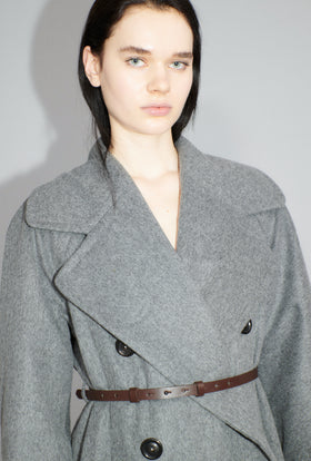 Original Light Loden Mantel, Flannel Grey from ODEEH 