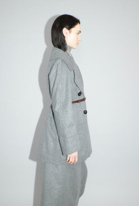 Original Light Loden Kurzmantel, Flannel Grey from ODEEH 