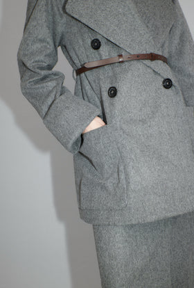 Original Light Loden Kurzmantel, Flannel Grey from ODEEH 