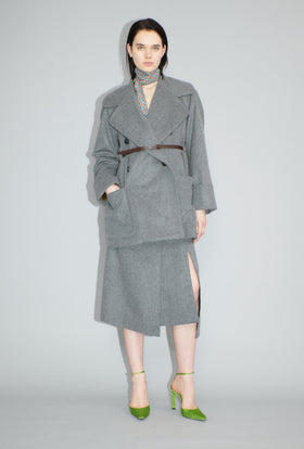 Original Light Loden Kurzmantel, Flannel Grey from ODEEH 