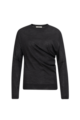 Merino Extrafine Pullover, Charcoal from ODEEH 