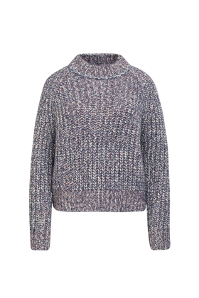 Marbled Alpaca Wool Pullover, Light Mauve from ODEEH 