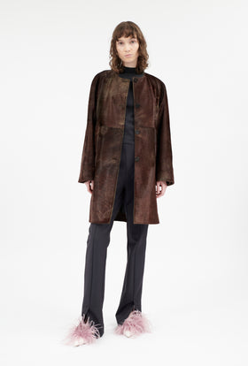 Cavallino Irregular Dyed Jacke, Tundra from ODEEH 