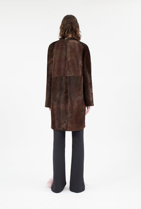 Cavallino Irregular Dyed Jacke, Tundra from ODEEH 