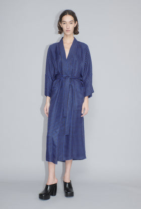 Graphic Hounds Tooth Kimono, Admiral from ODEEH 