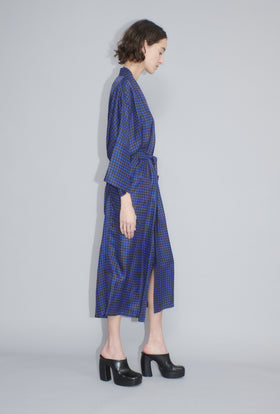 Graphic Hounds Tooth Kimono, Admiral from ODEEH 