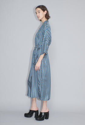 Braided Graphics Kimono, Acqua from ODEEH 