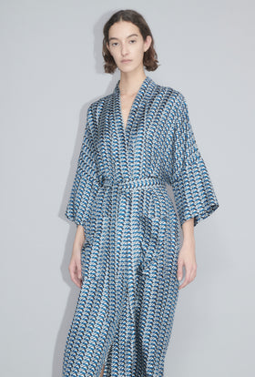 Braided Graphics Kimono, Acqua from ODEEH 