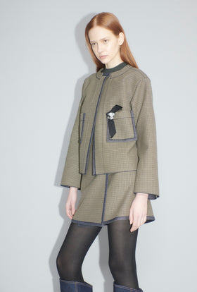 Bounded Denim Jacke, Khaki from ODEEH 