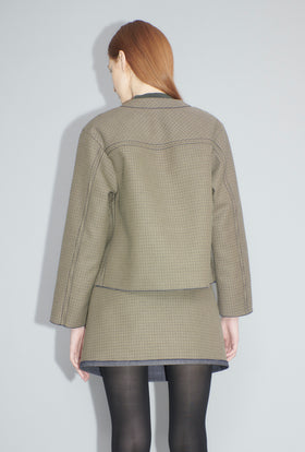 Bounded Denim Jacke, Khaki from ODEEH 