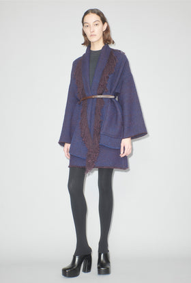 Giant Heringbone Jacke, Delphinium from ODEEH 