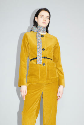 French Curduroy Jacke, Saffran from ODEEH 