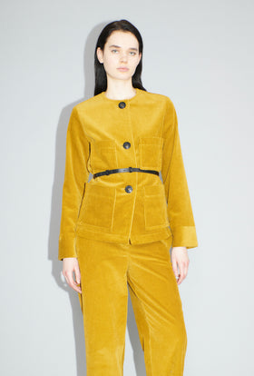 French Curduroy Jacke, Saffran from ODEEH 