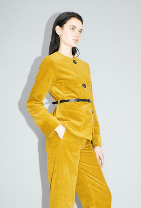French Curduroy Jacke, Saffran from ODEEH 