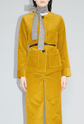 French Curduroy Jacke, Saffran from ODEEH 