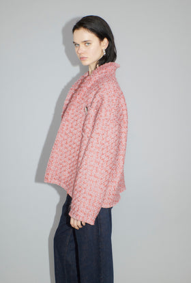 Bouclé Tweed Jacke, Dahlia from ODEEH 