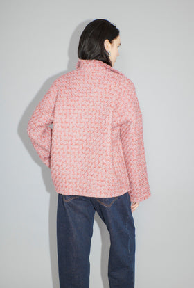 Bouclé Tweed Jacke, Dahlia from ODEEH 