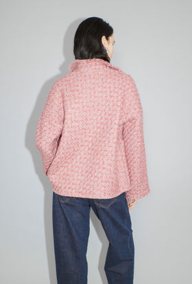 Bouclé Tweed Jacke, Dahlia from ODEEH 