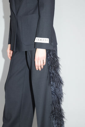 Struct. Tropical Blazer, Slate from ODEEH 
