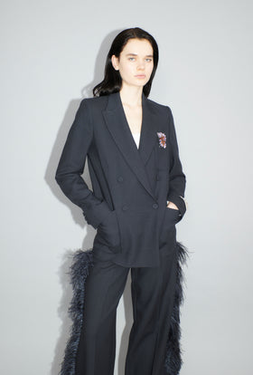 Struct. Tropical Blazer, Slate from ODEEH 