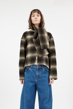 Shadow Check Double Face Jacke, Fango from ODEEH 