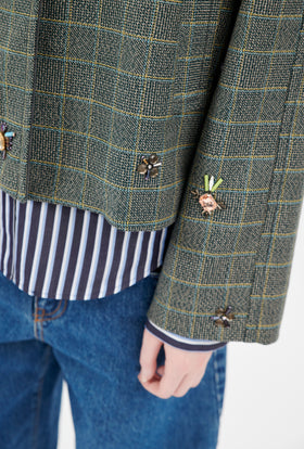 Fancy Check Jacke, Oxid from ODEEH 