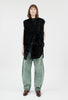 Tigrado Sheep Fell Weste, Jet Black from ODEEH 