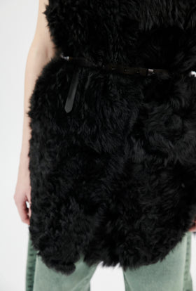 Tigrado Sheep Fell Weste, Jet Black from ODEEH 