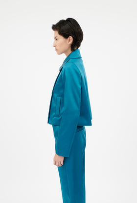 Stretch Duchesse Jacke, Peacock from ODEEH 