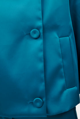 Stretch Duchesse Jacke, Peacock from ODEEH 