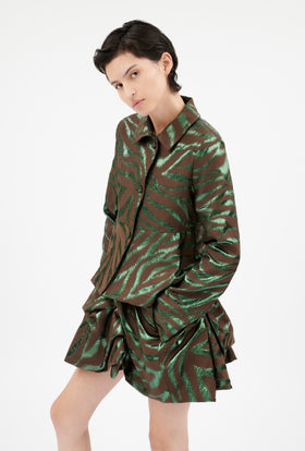 Fancy Zebra Jacke, Teal from ODEEH 