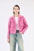 Hemp Tweed Jacket, Azalea from ODEEH 