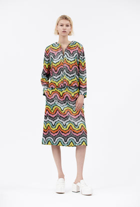 Zig Zag Wave Jacke, Multicolor from ODEEH 