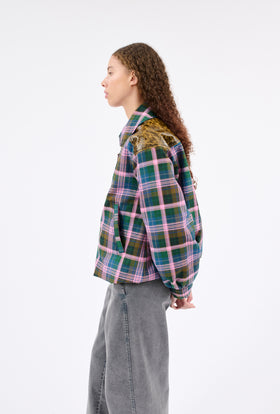 Technical Madras Jacke, Pink from ODEEH 