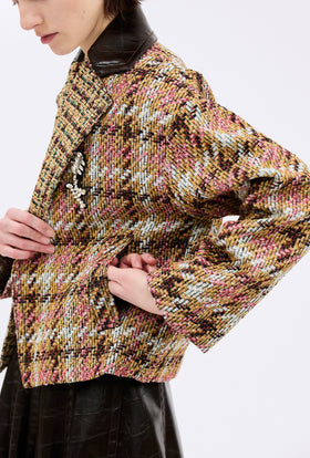 STA-Pressed Jacke, Rosè from ODEEH 
