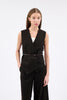 SAXON STRIPE Weste, Ebony from ODEEH 