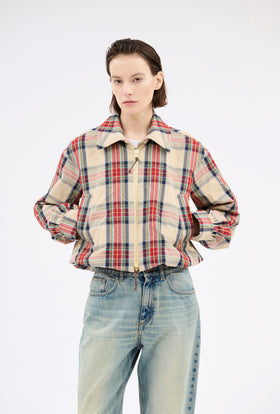 Tartan Check Jacke, Paprika from ODEEH 