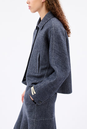 BRUSHED DOUBLE Serge Jacke, Indigo from ODEEH 