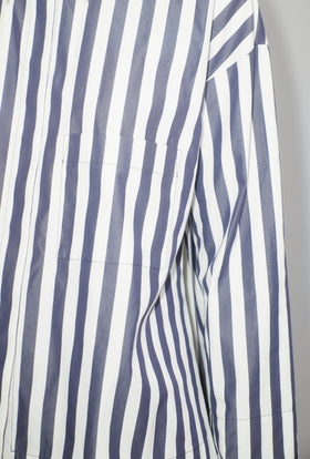 Shirt Stripe Bluse, Navy White from ODEEH 