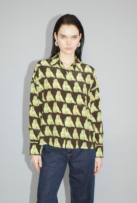 Relaxing Bears Bluse, Citrine from ODEEH 