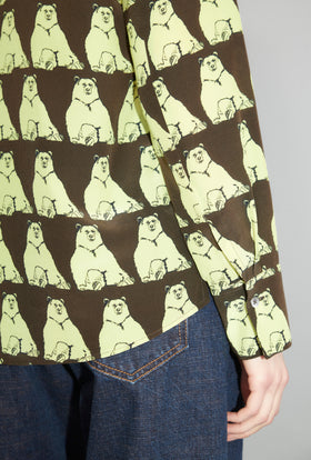 Relaxing Bears Bluse, Citrine from ODEEH 