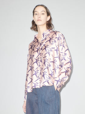 Dancing Dogs Bluse, Blush from ODEEH 