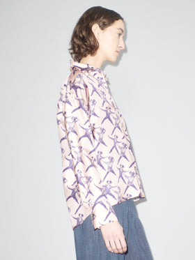 Dancing Dogs Bluse, Blush from ODEEH 