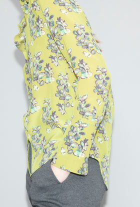 Painted Blossoms Bluse, Citrine from ODEEH 