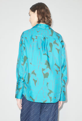 HOUNDS Bluse, Turquoise Blue from ODEEH 