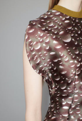 Glass Bubbles Top, Aubergine from ODEEH 