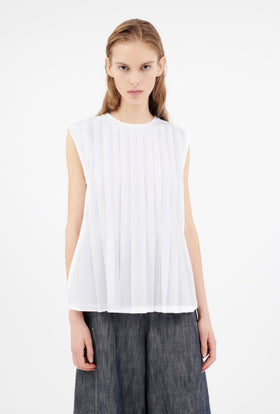 Cote de Cheval Bluse, White from ODEEH 