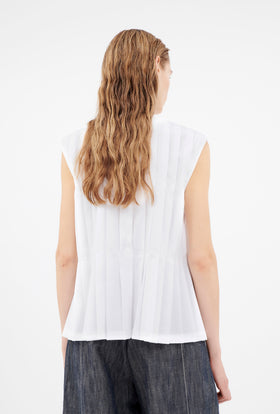 Cote de Cheval Bluse, White from ODEEH 