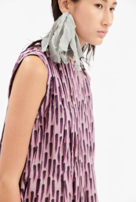 Vertikal Brushstrokes Bluse, Amethyst from ODEEH 