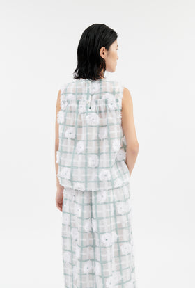 Filcoupé Check Top, Glass Green from ODEEH 